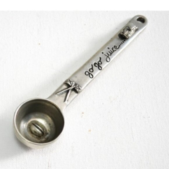 Vintage Metal Morphosis Java Measure Scoop Stamped Coffee Serving With Wall Hook - Picture 2 of 8